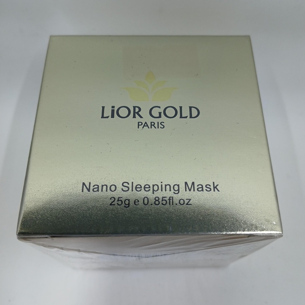 Lior Gold Nano Sleeping Night Mask 0.85 Fl Oz 24K‎ Gold Anti Aging Hydrating NEW